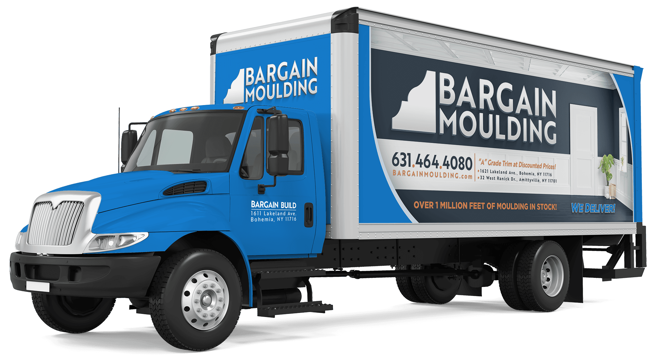 Bargain Moulding Delivery Truck Left Side
